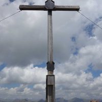 133/176 - Tag 6: Gipfelkreuz des Toblacher Pfannhorn (2663m)