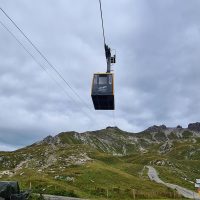 Fahrt von der Bergstation Höfatsblick zum Gipfel