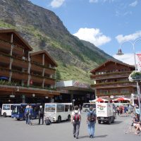 der Bahnhof in Zermatt