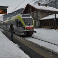 08/11 - Bahnhof Toblach - Zug des Südtiroler Nahverkehr