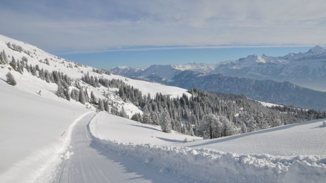 Winterwanderung auf dem Niederhorn