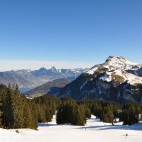 12/14 - Blick auf den Vierwaldstättersee mit Bergpanorama