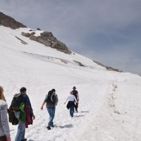 Auf dem Gletscher Erlebnisweg