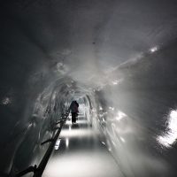 Eistunnel auf dem Weg zum Jungfraujoch